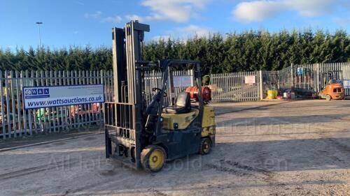 2006 DOOSAN GC35P 3.5t gas driven forklift truck (s/n KI-00185) with triplex mast & side-side