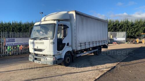 2004 RENAULT MIDLUM 7.5t 5-speed manual curtain sider (FN04 DWW)(MoT 31st May 2023)(V5 & MoT in office) (All hour and odometer readings are unverified and unwarranted)