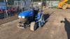 2012 NEW HOLLAND TC24D 4wd hydrostatic compact tractor c/w 4' mid mount deck, 3-point linkage & PTO (FX12 EZM)(V5 in office) - 3