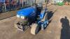 2012 NEW HOLLAND TC24D 4wd hydrostatic compact tractor c/w 4' mid mount deck, 3-point linkage & PTO (FX12 EZM)(V5 in office) - 17