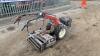 NIBBI MAK16 diesel rotavator c/w BLEC power harrow box - 3