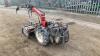 NIBBI MAK16 diesel rotavator c/w BLEC power harrow box - 8