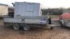 IFOR WILLIAMS LM126 3.5t twin axle plant trailer c/w ramps (s/n B5083180) - 2