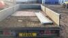 IFOR WILLIAMS LM126 3.5t twin axle plant trailer c/w ramps (s/n B5083180) - 4