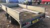 IFOR WILLIAMS LM126 3.5t twin axle plant trailer c/w ramps (s/n B5083180) - 6