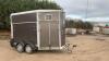 IFOR WILLIAMS HB511 double horse trailer (s/n 5138652)(Handbook, instructions, and keys in bottom office) - 2