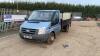 2010 FORD TRANSIT tipper c/w tail lift (NK10 HBN)(MoT 28th April 2023)(V5 & MoT in office)(CATEGORY D INSURANCE LOSS) (All hour and odometer readings are unverified and unwarranted) (VOSA mileage discrepancy) - 2