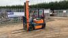 TOYOTA 5FG15 1.5t gas driven forklift truck with duplex mast & side-shift (s/n 12212)