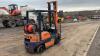 TOYOTA 5FG15 1.5t gas driven forklift truck with duplex mast & side-shift (s/n 12212) - 6