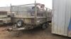 IFOR WILLIAMS 2t twin axle caged trailer (s/n 20348194)