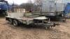 IFOR WILLIAMS 3.5t twin axle plant trailer (s/n E0643356)