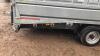 NUGENT 3.5t twin axle beavertail plant trailer c/w mesh sides (s/n B4920H) - 7