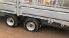 NUGENT 3.5t twin axle beavertail plant trailer c/w mesh sides (s/n B4920H) - 10