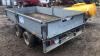 IFOR WILLIAMS 3.5t twin axle dropside trailer - 6