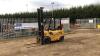 CATERPILLAR GP15 1.5t gas forklift (s/n 3AN10898) with duplex mast & side-shift