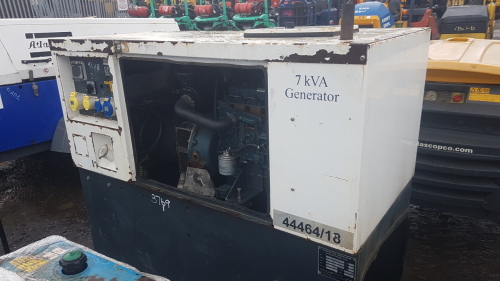 2007 HARRINGTON 7kva diesel generator