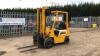 KOMATSU FG15 1.5t gas forklift truck c/w side shift - 2