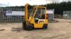 KOMATSU FG15 1.5t gas forklift truck c/w side shift - 3