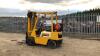 KOMATSU FG15 1.5t gas forklift truck c/w side shift - 4