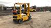 KOMATSU FG15 1.5t gas forklift truck c/w side shift - 7