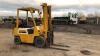 KOMATSU FG15 1.5t gas forklift truck c/w side shift - 8