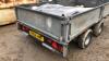 IFOR WILLIAMS 2t twin axle plant trailer with sides - 8