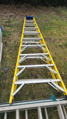 9 rung electricians stepladder