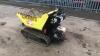 2018 CORMIDI C6.50 petrol driven rubber tracked hi-tip power barrow (JOH36707 - 2