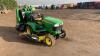 2003 JOHN DEERE X595 diesel ride on mower (s/n D010491) c/w 4' mower deck & hydraulic tip collector - 3