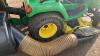 2003 JOHN DEERE X595 diesel ride on mower (s/n D010491) c/w 4' mower deck & hydraulic tip collector - 13