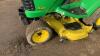 2003 JOHN DEERE X595 diesel ride on mower (s/n D010491) c/w 4' mower deck & hydraulic tip collector - 14