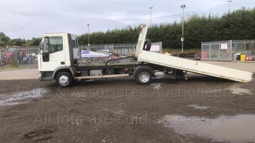 1998 IVECO FORD CARGO 75E15 7.5t tilt & slide bed recovery truck with winch (S65 JCW)(MoT 28th February 2023)(V5 & MoT in office) (All hour and odometer readings are unverified and unwarranted)