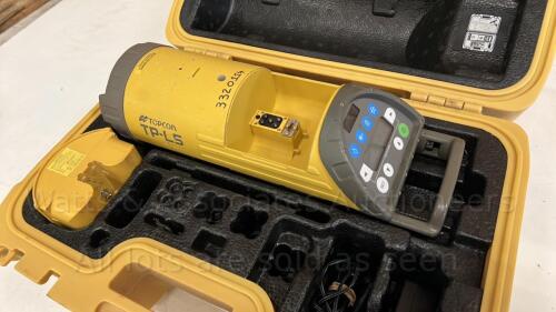 TOPCON TPL5 pipe laser c/w case