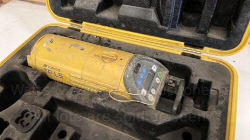 TOPCON TPL4 pipe laser c/w case