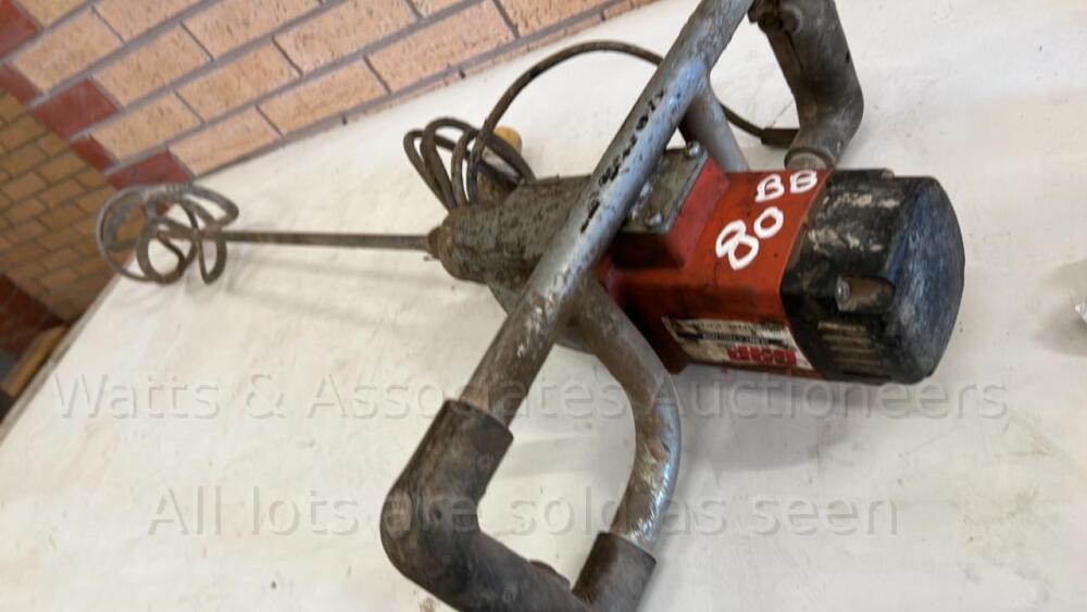 ALFRA EIBENSTOCK 110v paddle mixer Day 2 Carlton Timed Sale (Main