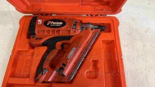 PASLODE IMPULSE IM350+ nail gun c/w case