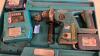 MAKITA BHR200 24v rotary hammer drill c/w case