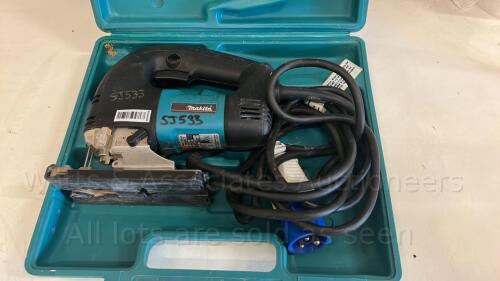 MAKITA 4340CT 240v jigsaw c/w case