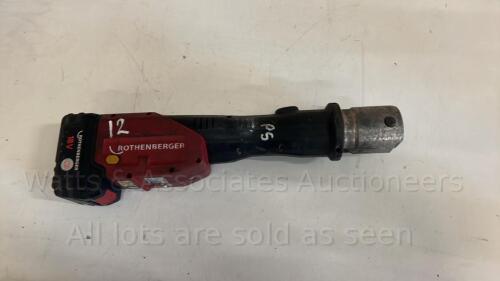 ROTHENBERGER 18v crimping tool