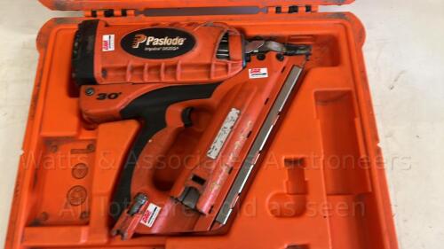 PASLODE IMPULSE IM350+ nail gun c/w case