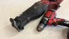 1 x MILWAUKEE SAWZALL M18 18v reciprocating saw & 1 x MILWAUKEE 18v drill - 2