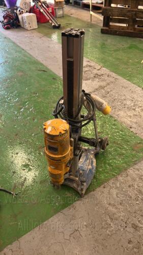 110v core drill c/w stand