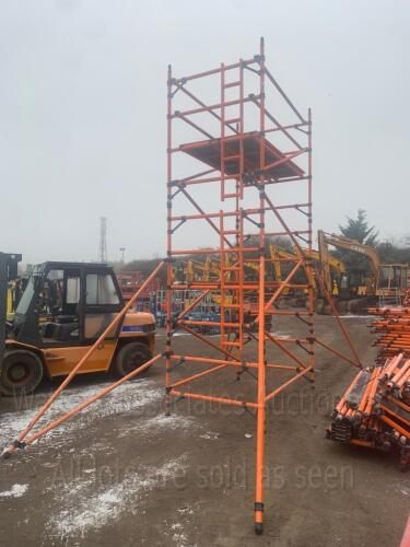 HI LYTE GRP scaffolding tower (2.4m x 1.2m approx)