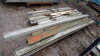 Approx 166 x galvanised palisade fence rails 2050mm - 2