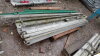 Approx 166 x green palisade fence rails 2340mm - 2