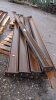 10 x 11.5' long steel channels - 2