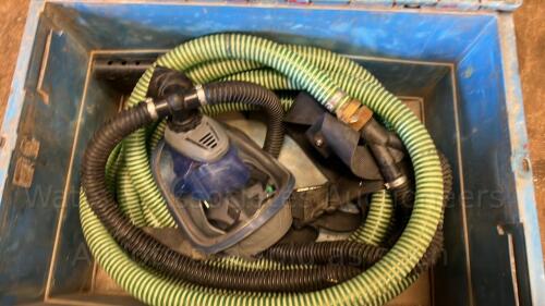 MSA gas detector mask & pipe c/w case