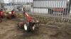 NIBBI MAK16 diesel rotavator c/w BLEC power harrow box - 2