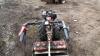 NIBBI MAK16 diesel rotavator c/w BLEC power harrow box - 8