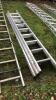 Aluminium triple extendable ladder